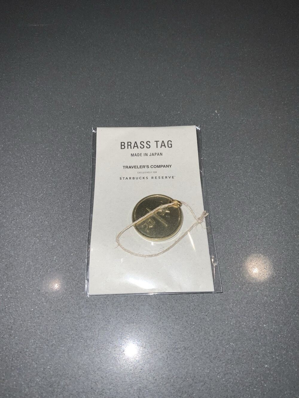 TRAVELER'S company Starbucks Reserve Roastery Tokyo Brass Tag Limited Edition